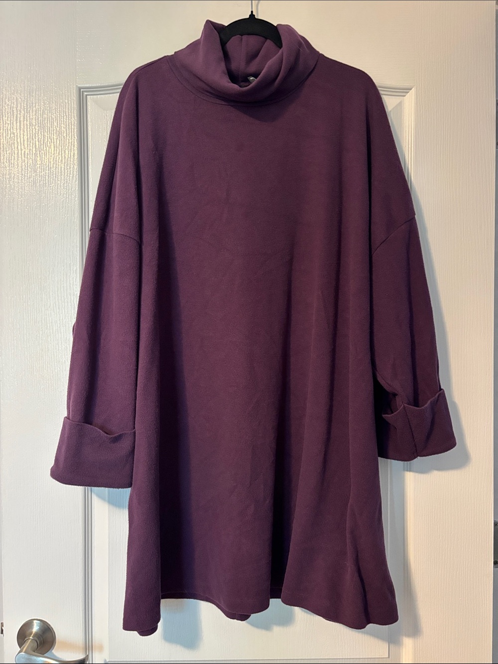 PENNINGTONS Turtleneck Sweater Dress in Deep Plum